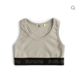 nununu Gray and Black Kids Tank Top